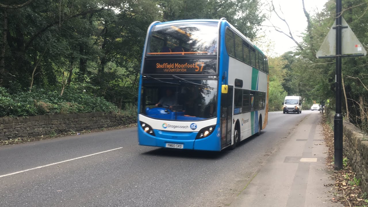 Stagecoach In Sheffield 15710 heads along Langsett Road South with a 57 service to Sheffield