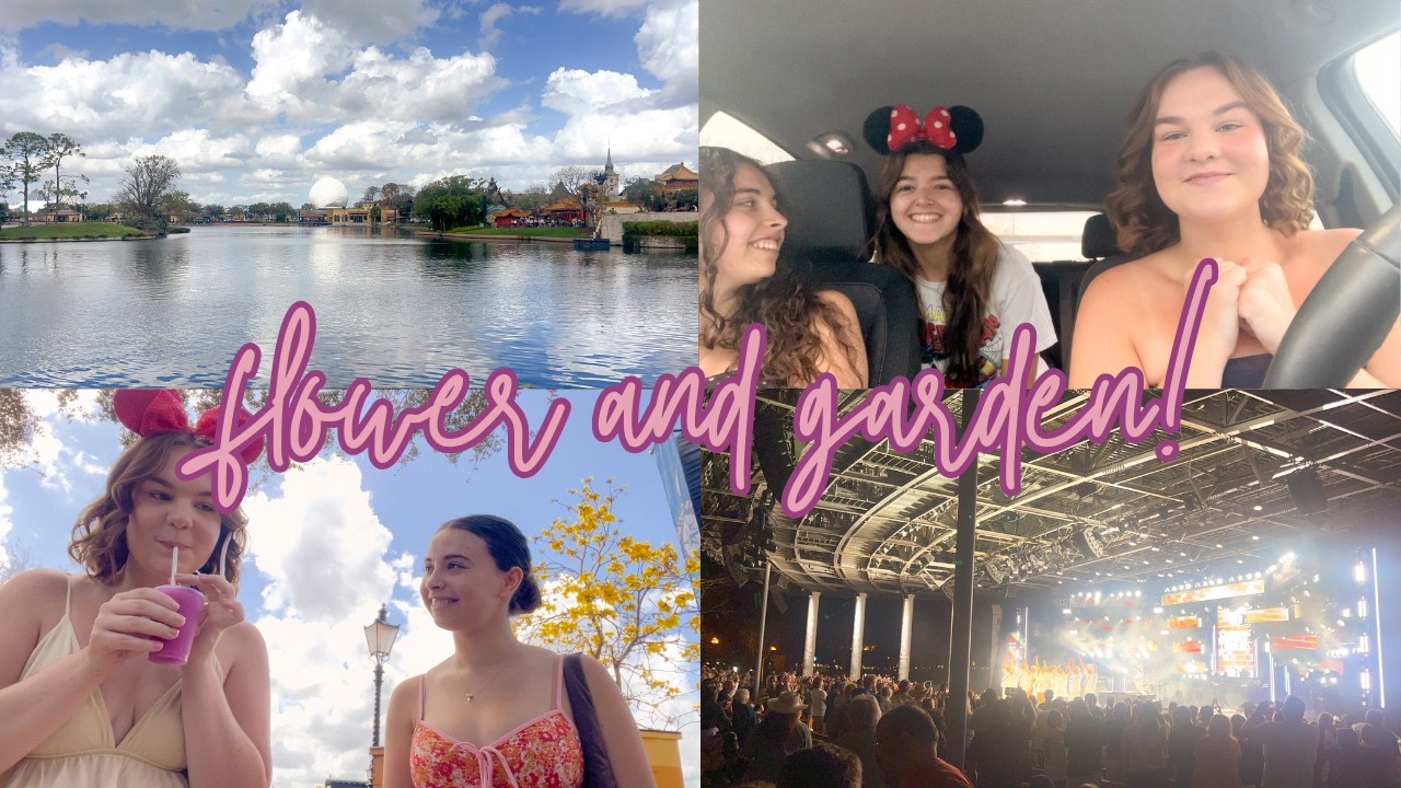 epcot's flower and garden festival but it slowly gets more chaotic