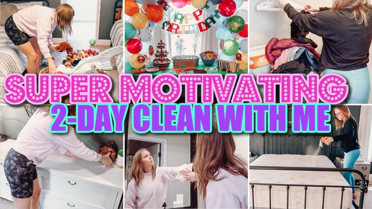 2021 SUPER MOTIVATING 2-DAY CLEAN WITH ME! | DEEP CLEAN & ORGANIZE
