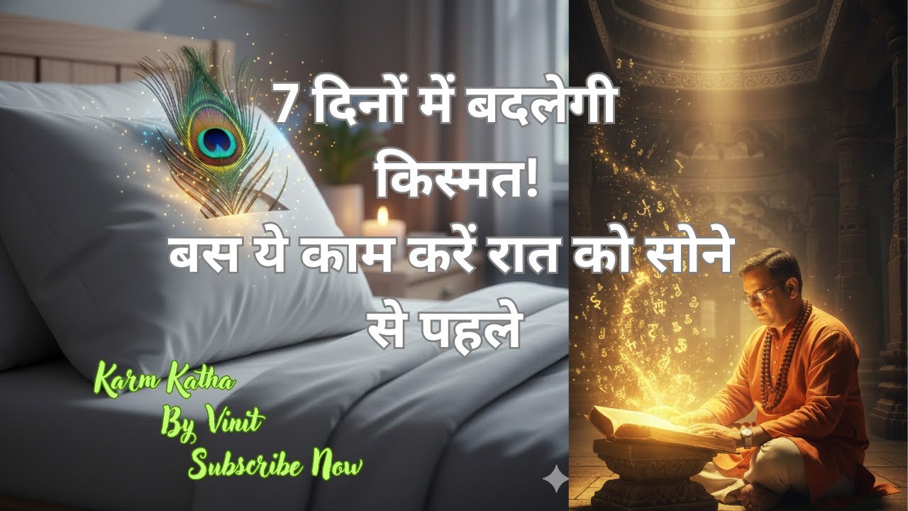 #7 दिनों में बदलेगी आपकी किस्मत! बस ये एक काम करें रात को सोने से पहले #latest #astrology #vedicastr