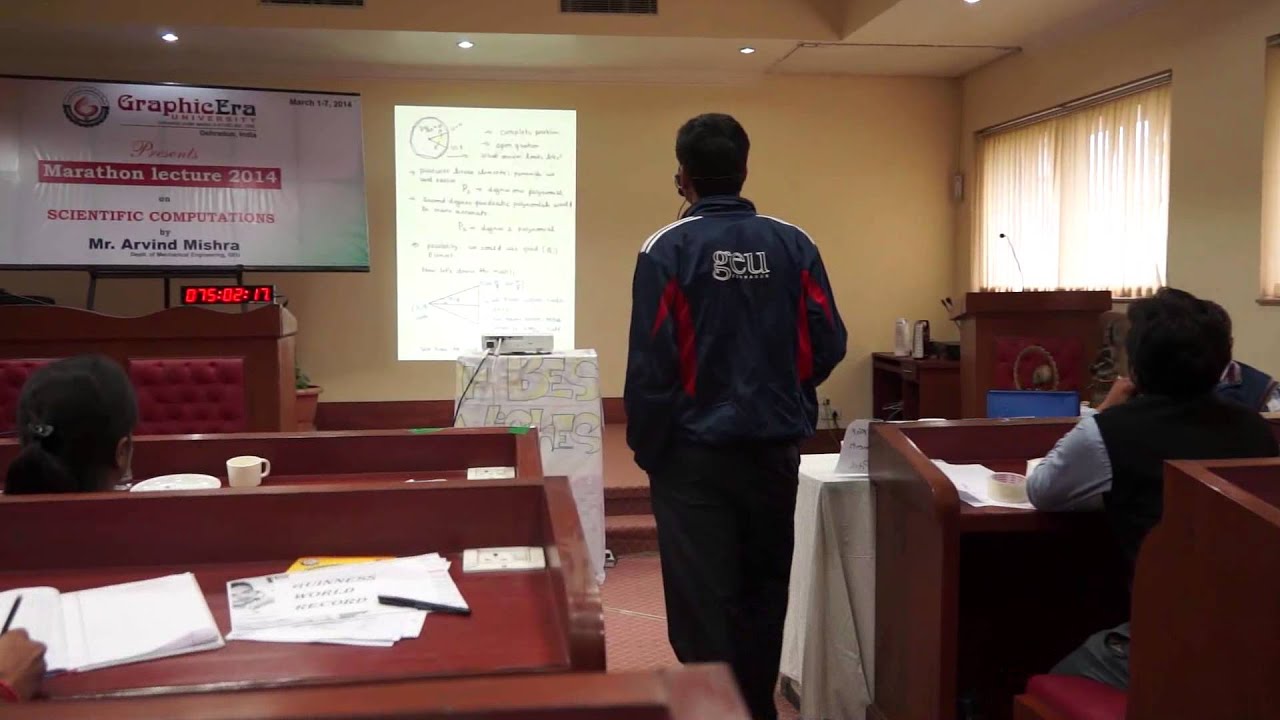 Marathon lecture Journey