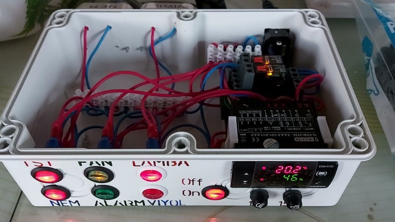 Emko 3722 On/Off Kontrol Panosu Bağlantıları Özet