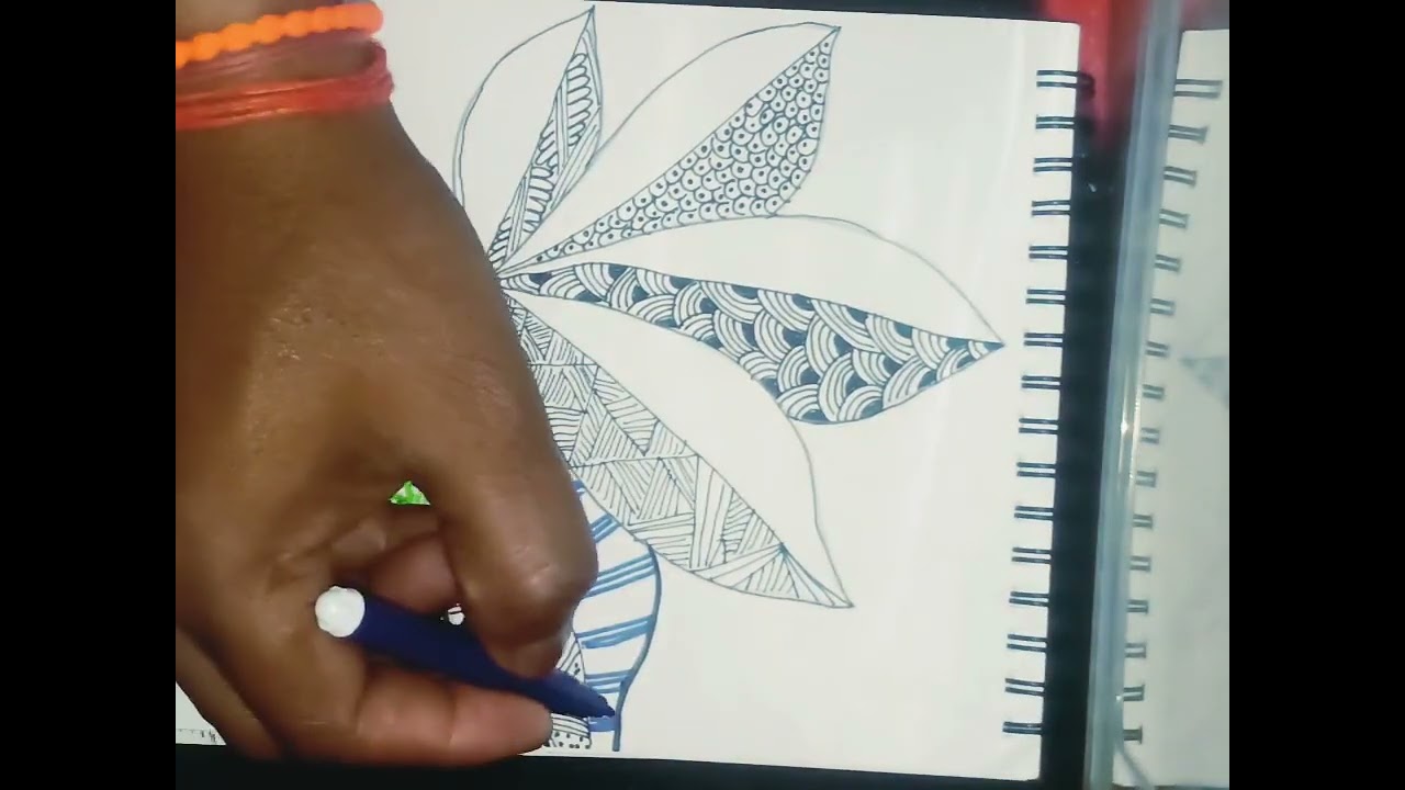 Simple drawing video #mandala,#drawing, #skeching , Music:Eclipse MotionMusician:VN VideoEditor