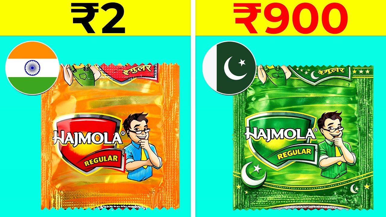 Cost of Indian Items In Different Countries
