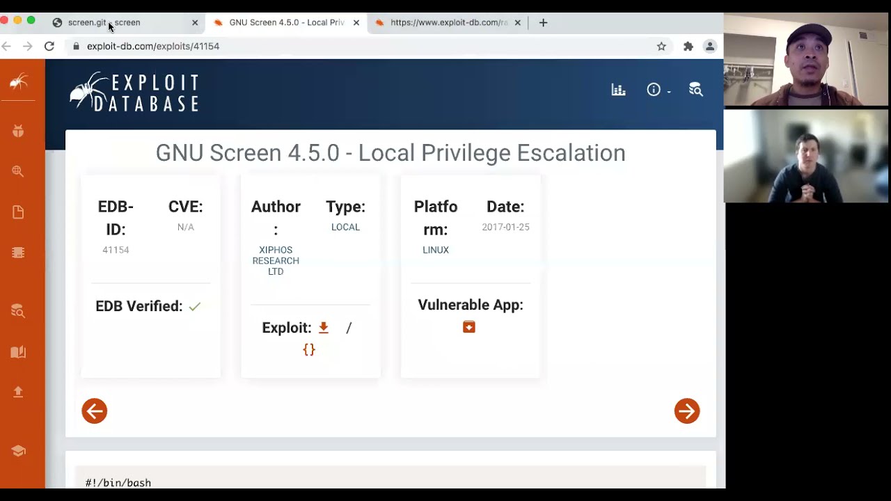 n00bz Learning 8a: экран 4.5.0 local privEsc для OSCP