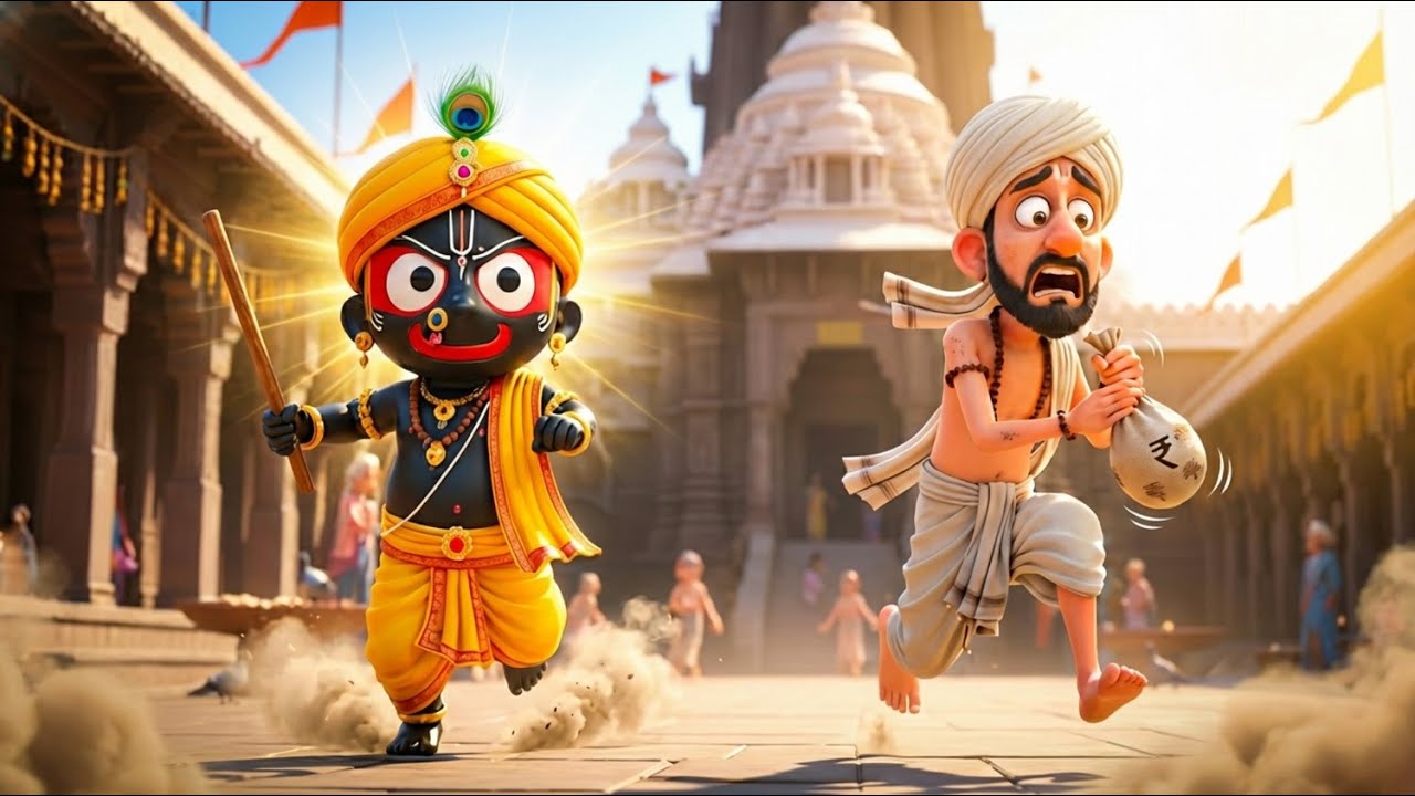 Jagannath Leela | क्यों जगन्नाथ जी छड़ी लेकर अपने भक्त के पीछे दौड़े? | Jay Jagannath
