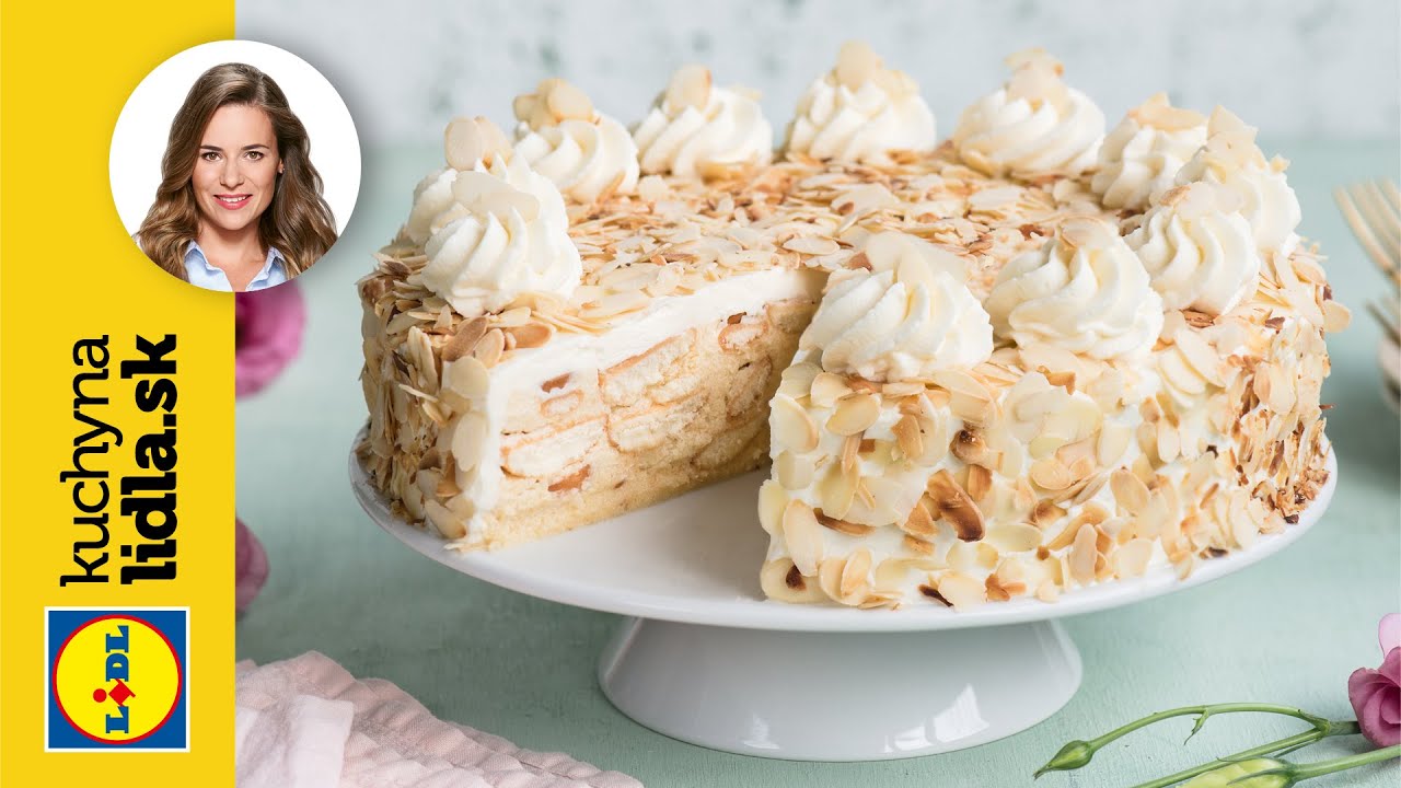 Nepečená torta malakoff s mandľami 🍰 |Veronika Bušová | Kuchyňa Lidla