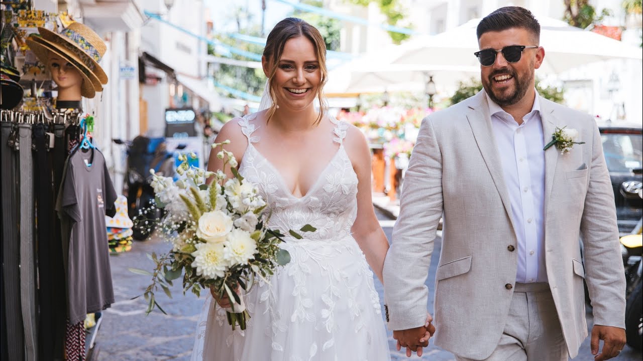 Antonio and Millie’s wedding - Chiostro di San Francesco and Villa Antiche Mura Sorrento 08.06.23