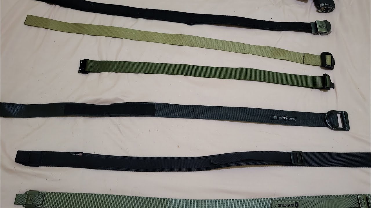 cintos táticos, melhor pra uso diário, porte velado e aeroporto. 5.11, invictus, bélica e chinês.