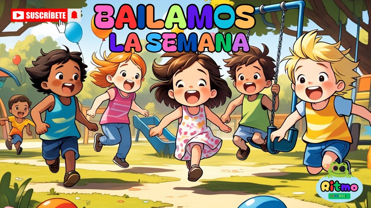 Ritmo Infantil - ¡Baila la Semana! 🎶 Nueva Versión (Música Infantil) (Video Oficial)