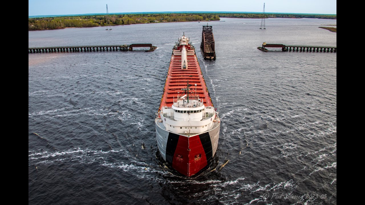 From the Bong Bridge To the Aerial  Bridge! Follow the Philip R Clarke all the way out of Duluth!