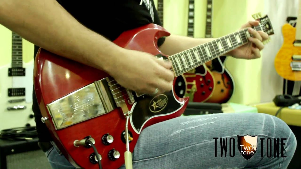 Gibson Custom SG Standard with Maestro + Blackstar HT20