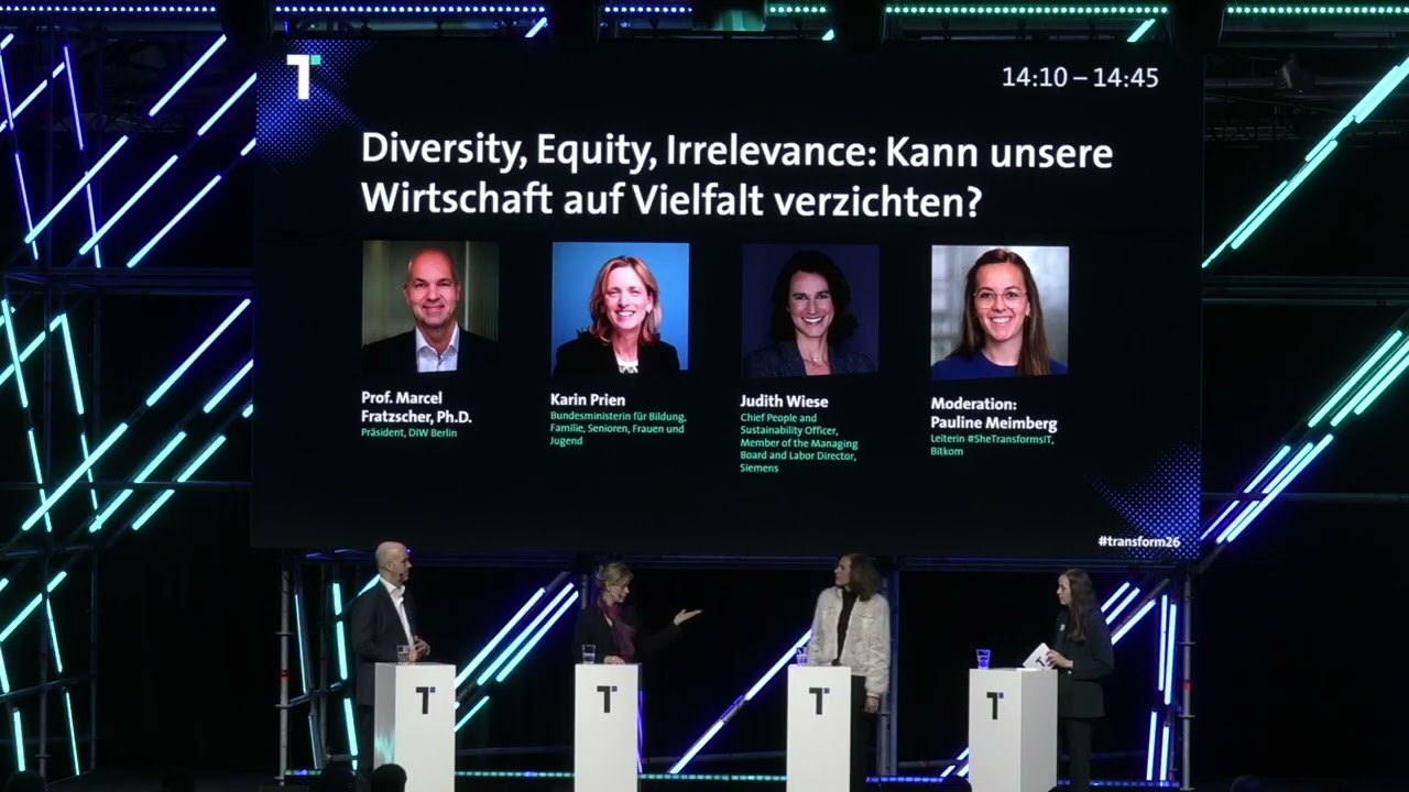 #TRANSFORM26 | Diversity, Equity, Irrelevance – Kann unsere Wirtschaft auf Vielfalt verzichten?
