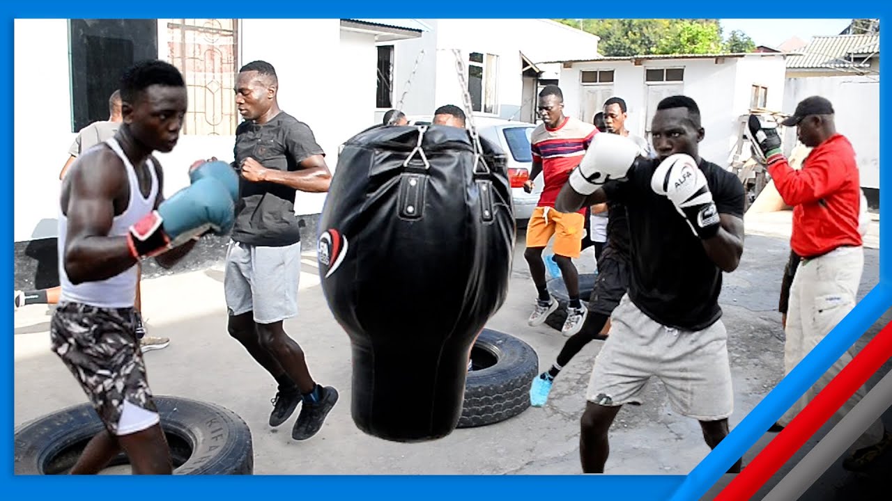 LAUREN JAPHET NA SAIDI BWANGA WAJIFUA GYM MOJA | YOMBAYOMBA BOXING  CLUB YALETA KOCHA MKENYA KUWANOA