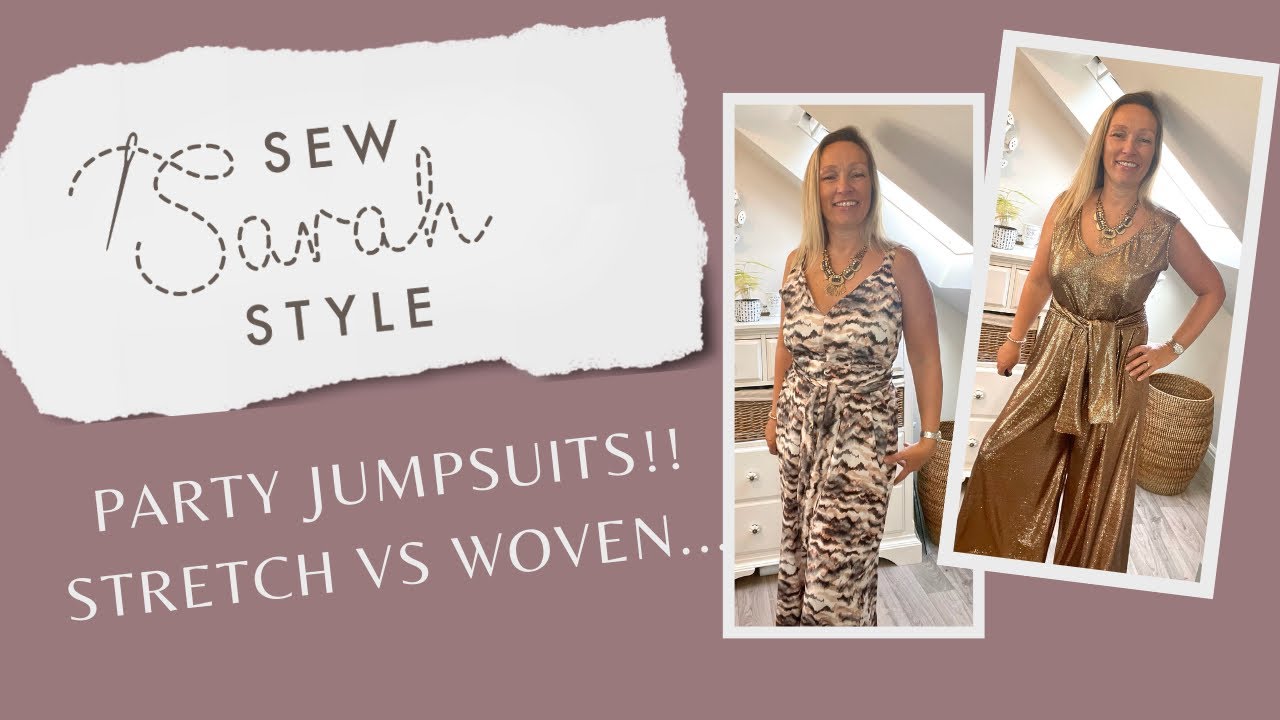Simple Jumpsuits for parties!  One stretch and one woven