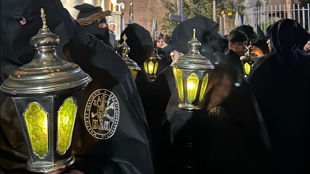 La Processione Nera, Venerdì Santo notte - Piano di Sorrento, 29 marzo 2024