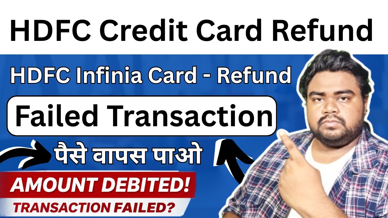How to get refund HDFC | HDFC Infinia Credit Card refund | SmartBuy Refund