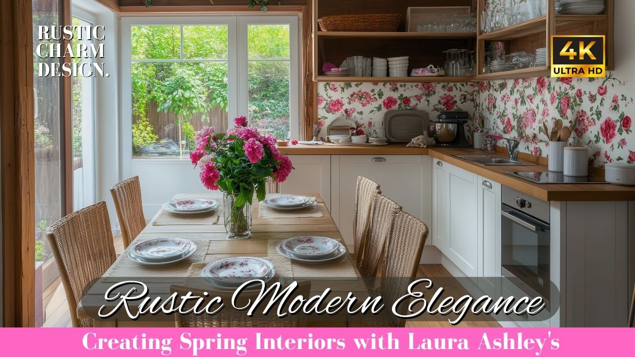 Rustic Modern Elegance: Creating Spring Interiors with Laura Ashley's Timeless Cottage Style
