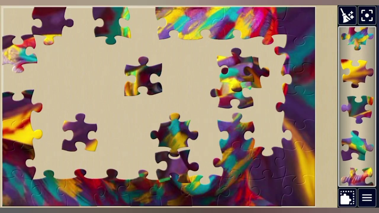 Neon Body Art & Gaze-Glove🫟🖌️👀🧩 Radiant Jigsaw puzzle 🧩//@jigsawpuzzle45