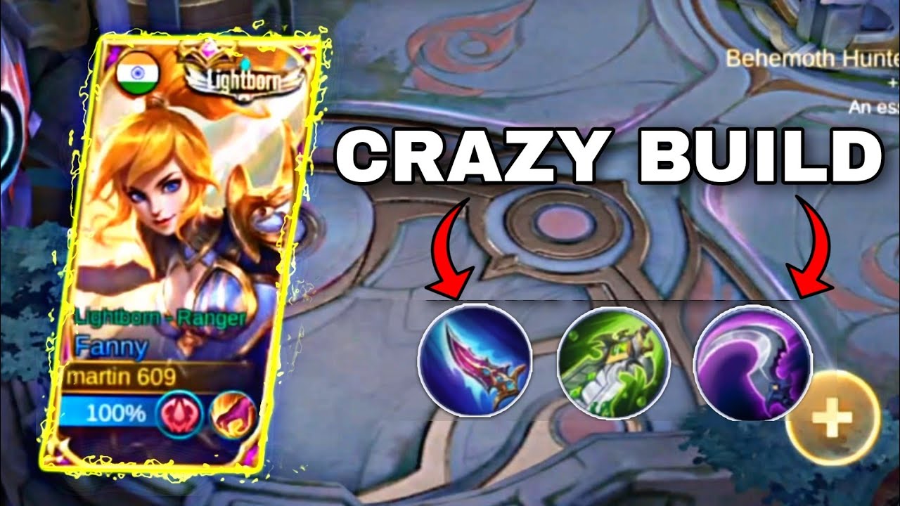 FANNY ONE HIT CRAZY BUILD TERSAKIT 2023 | TOP 1 GLOBAL BEST BUILD | MLBB