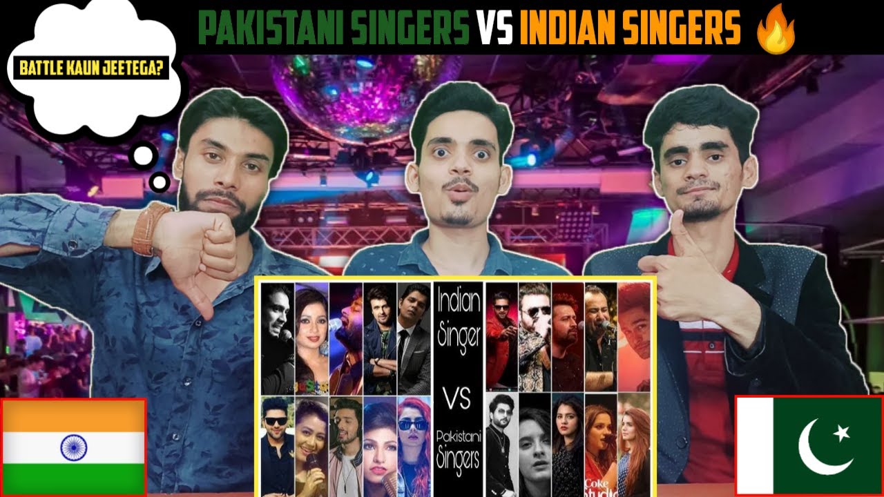 Indian Reaction | Pakistani Singers Vs Indian Singers Battle | OP Bros Reaction