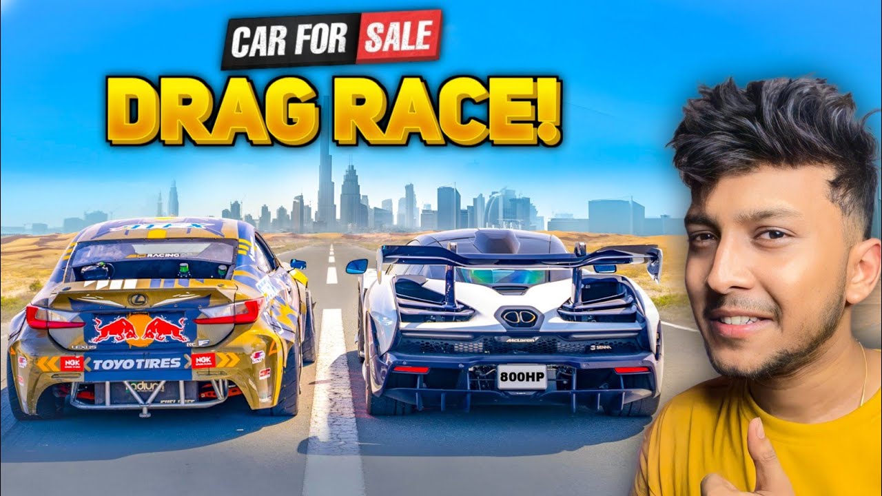 FINALLY DRAG RACE WITH MY MODIFIED NISSAN GTR - Car For Sale | Techno Gamerz EP 28