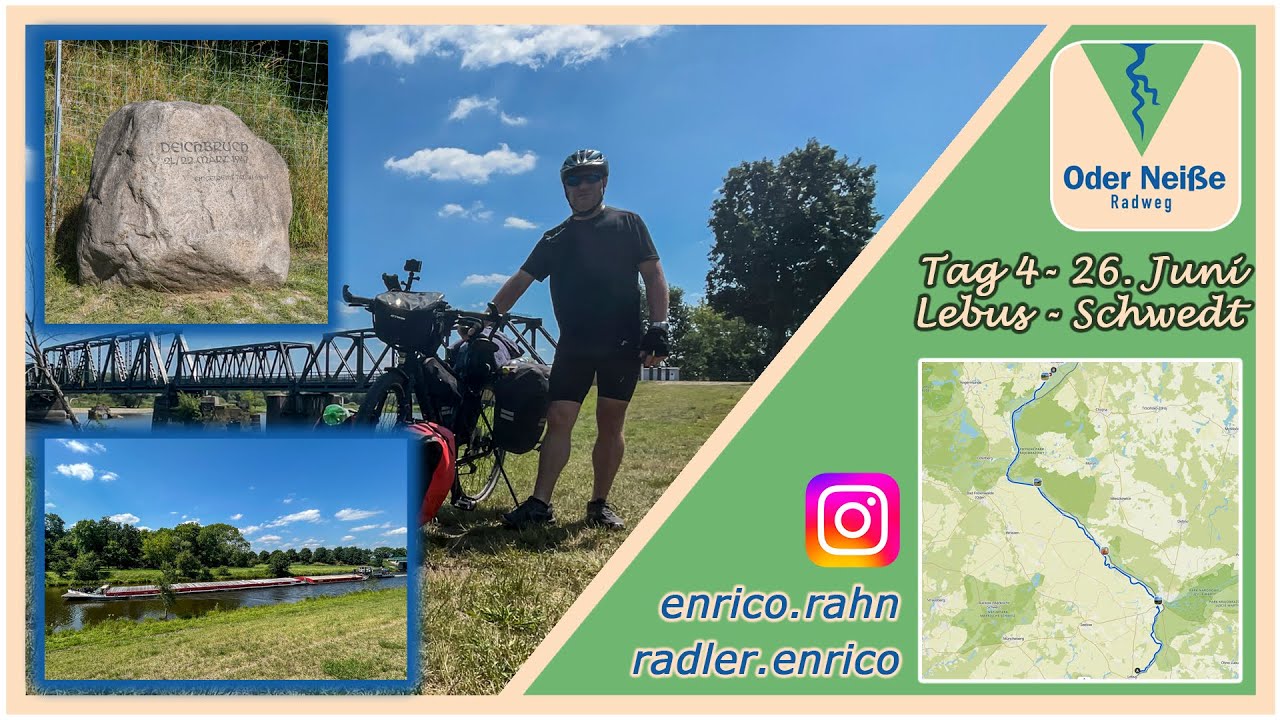 Auf dem Oder-Neiße-Radweg in die Heimat - Tag 4 - 26. Juni 2024