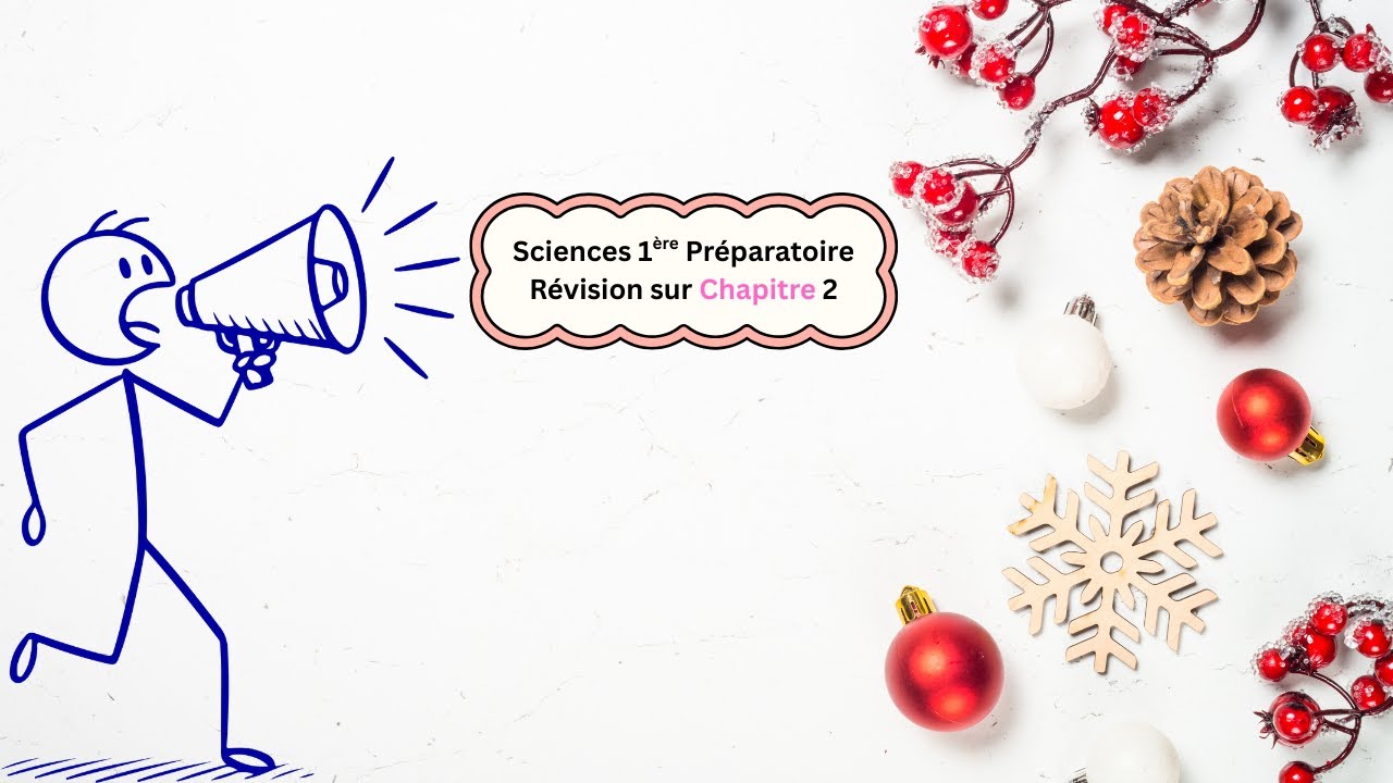 1ère Préparatoire - Sciences - Révison sur Chapitre 2 : Les champs de force