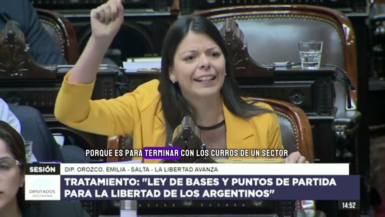 PRIMERA ALOCUCION EN EL CONGRESO DE LA NACIÓN 🇦🇷