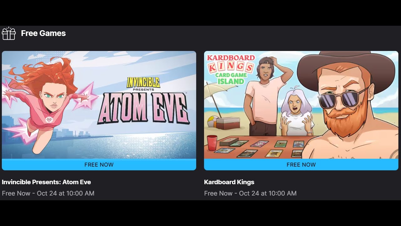 Free Game Weekly Review - Atom Eve & Kardboard Kings