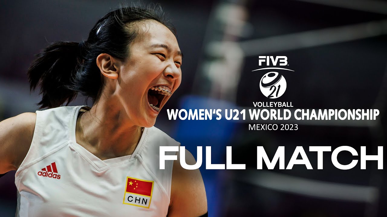 CHN🇨🇳 vs. ITA🇮🇹 - Full Match | Gold Match | Women's U21 World Championship | Lèon