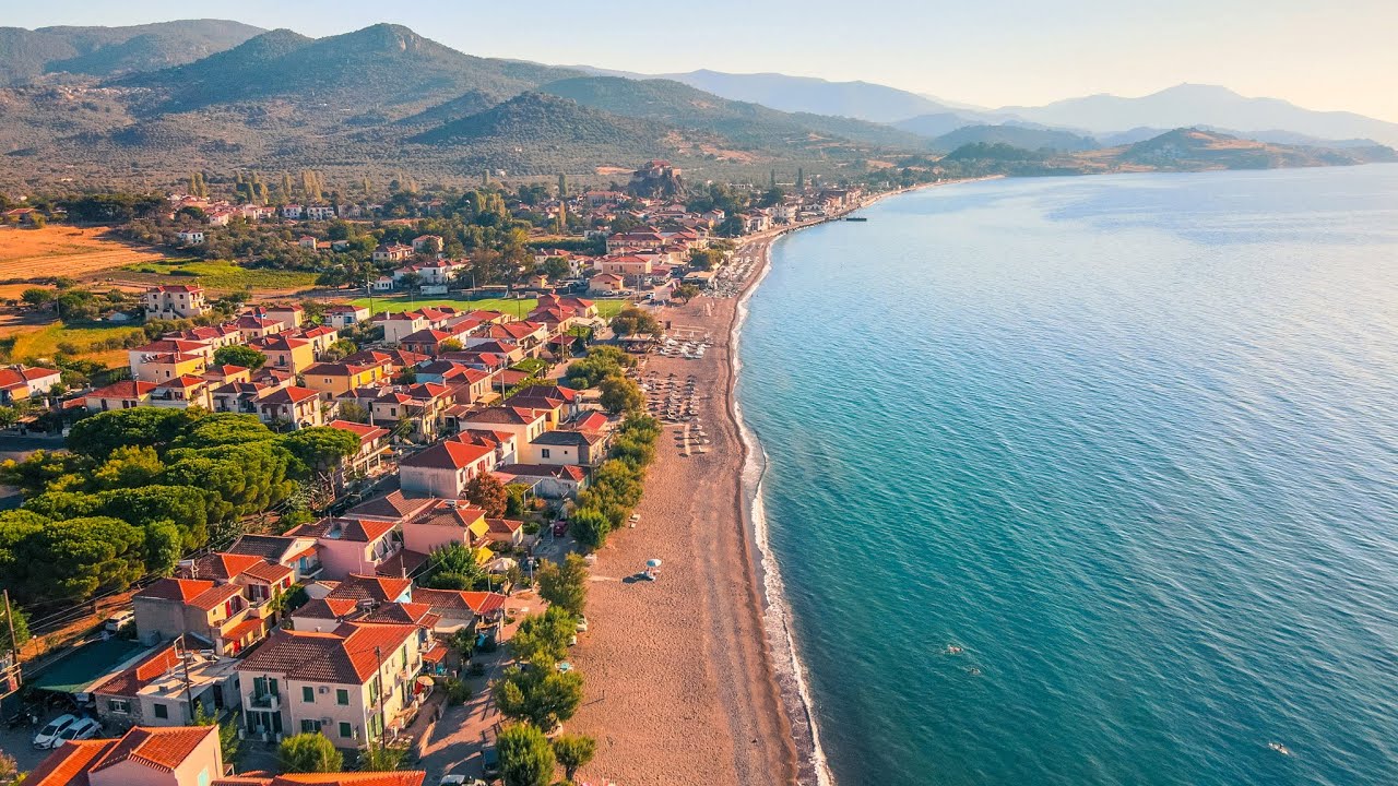 Lesvos | Petra | Molivos 2020 | Drone DJI Mavic Air 2 | 4K
