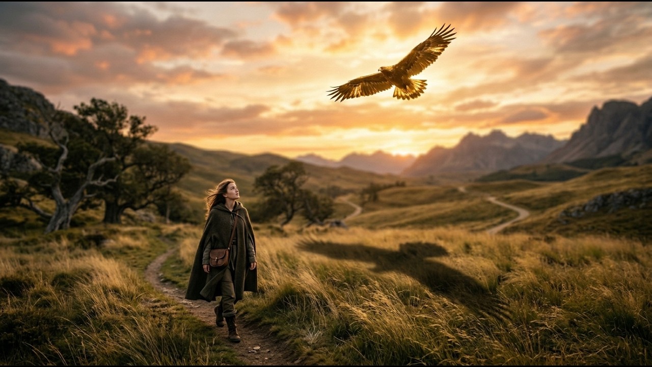 For Years She Walked the Wild Lands Alone — Until a Golden Eagle Began Following Her