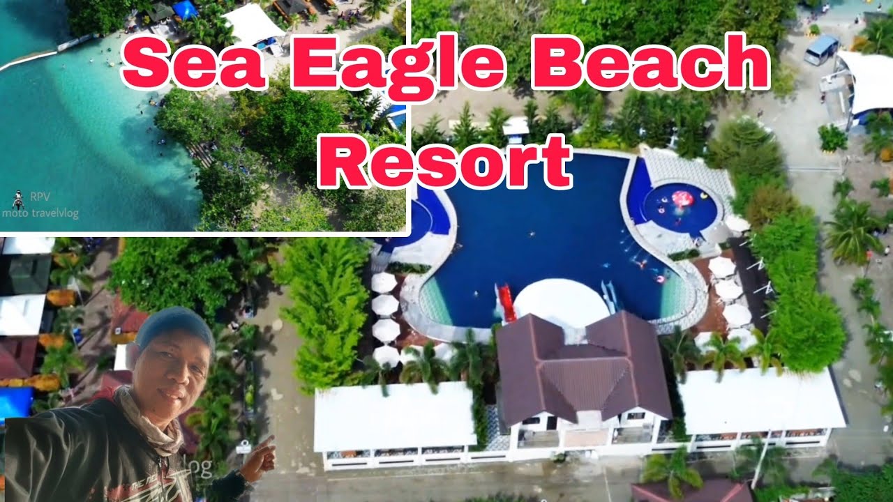 Sea Eagle Beach resort ang ganda dito maligo marami mga punong kahoy
