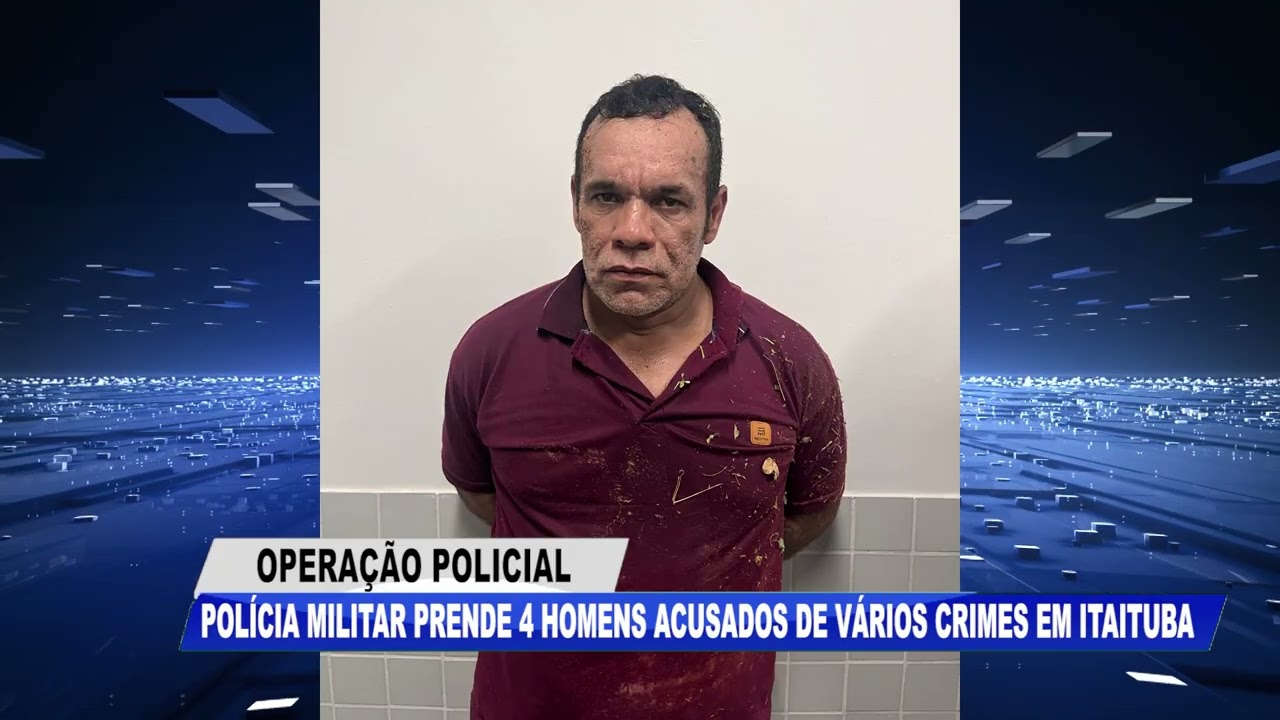 Pol&iacute;cia militar prende quadrilha de v&aacute;rios furtos na cidade de Itaituba Par&aacute;.
