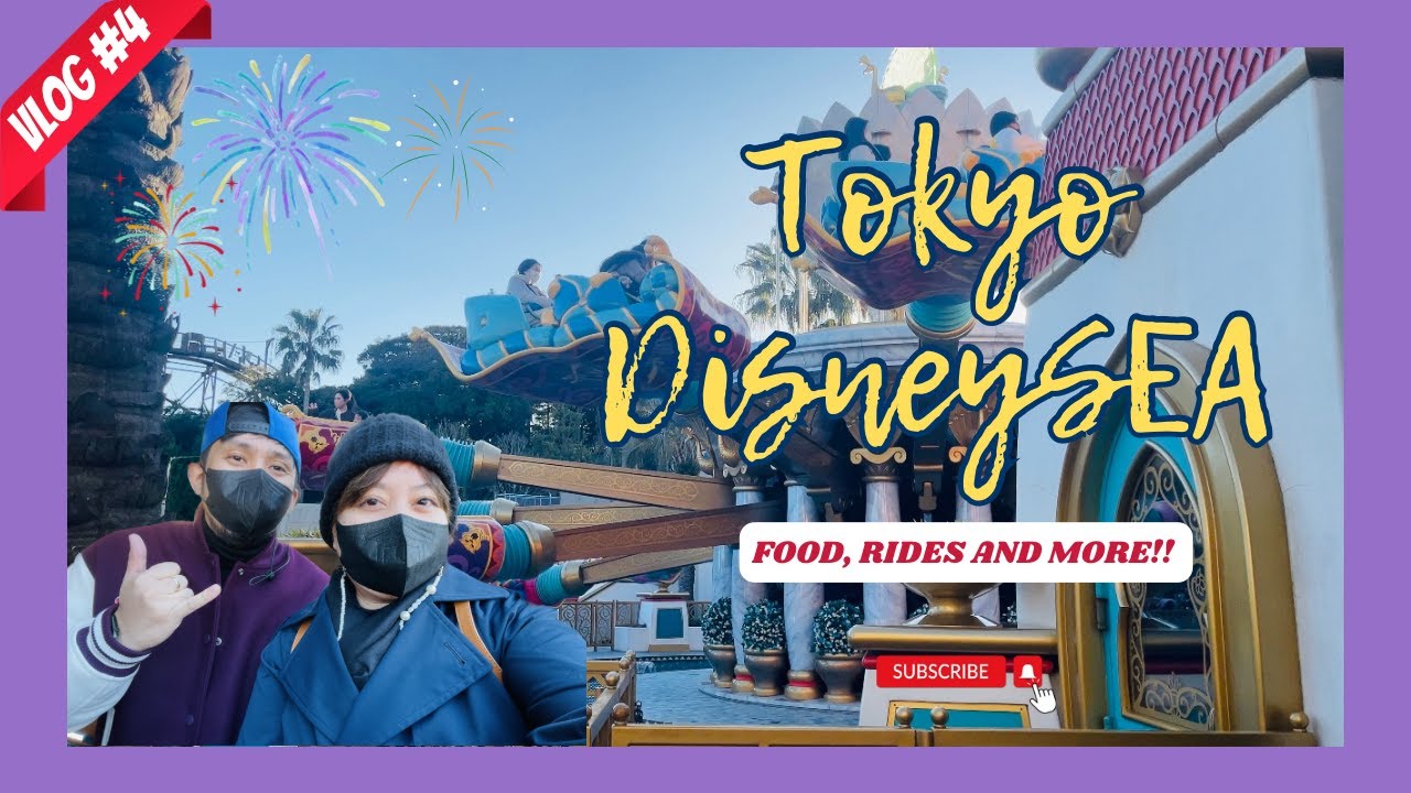 VLOG #4: 🏰🎢 Tokyo DisneySEA Day Tour | Episode 4 Japan Vlog | JP