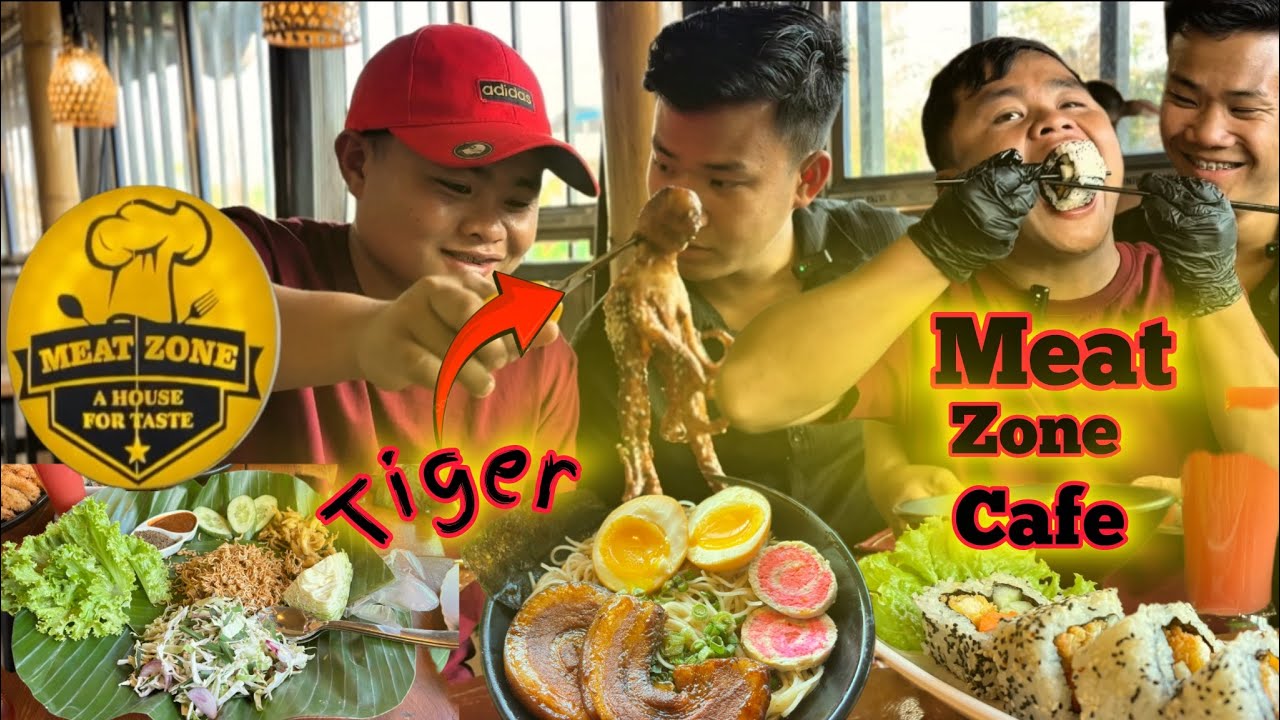 Meat Zone Cafe 🍽️ Bonium Tiger charure 🤣
