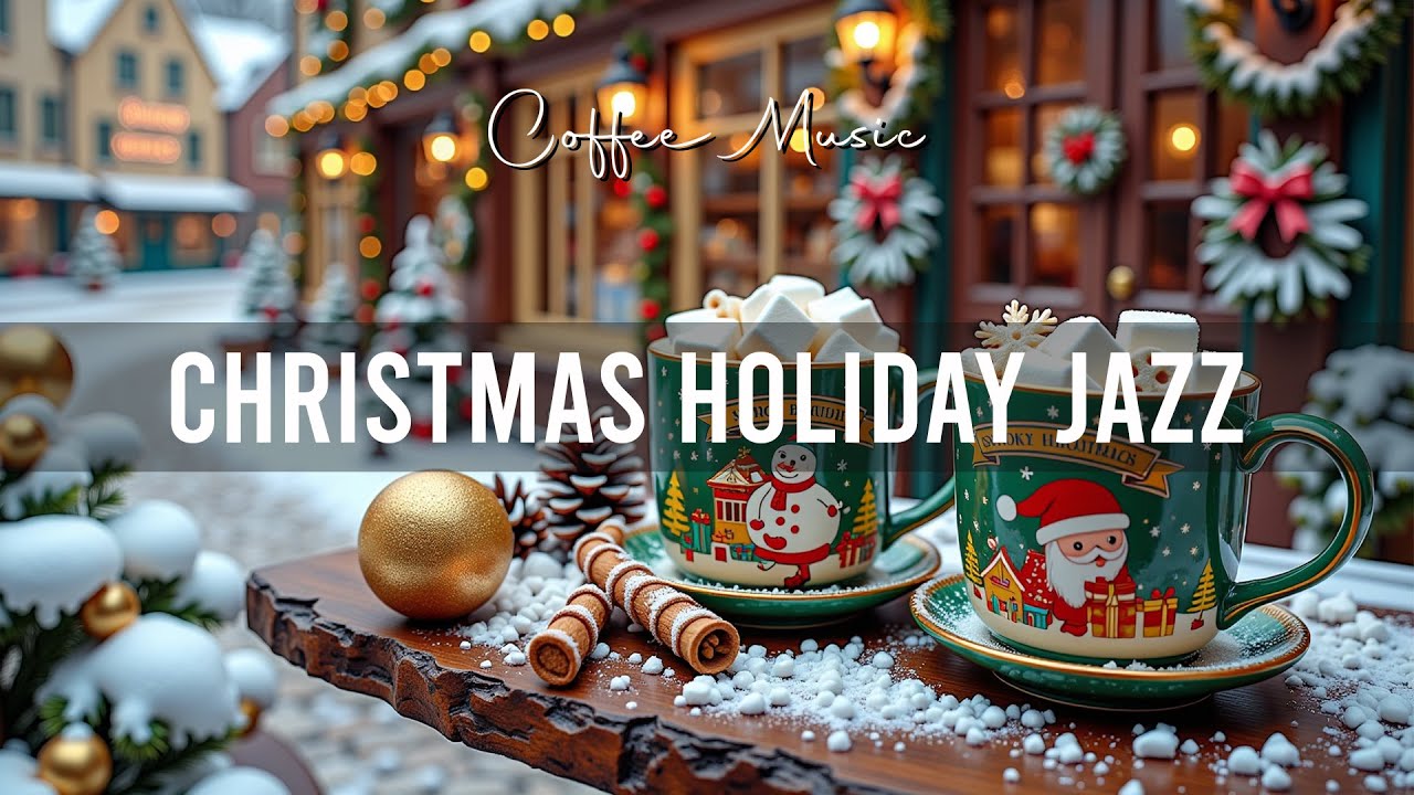 【HAPPY HOLIDAY JAZZ】: Relaxing Winter Jazz Cafe Music & Christmas Bossa Nova Piano for Study, Work 🎄