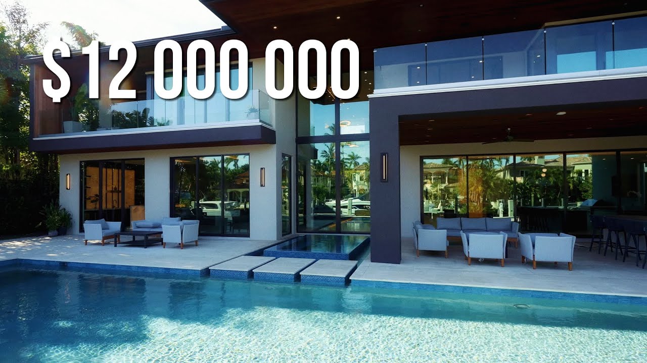 Inside a $12 Million Luxury Waterfront Mansion in Fort Lauderdale