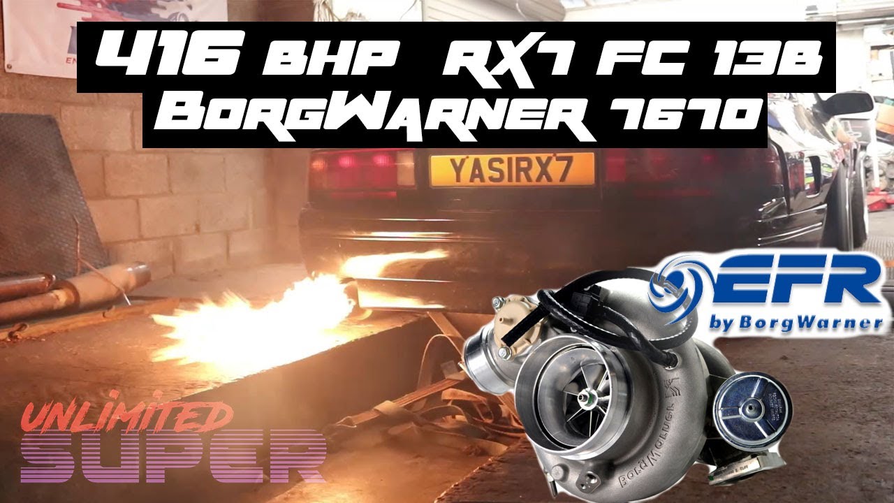 416BHP RX7 FC 13b Borgwarner 7670 + Adaptronic ECU - tuned by GsportCars // Unlimited Super