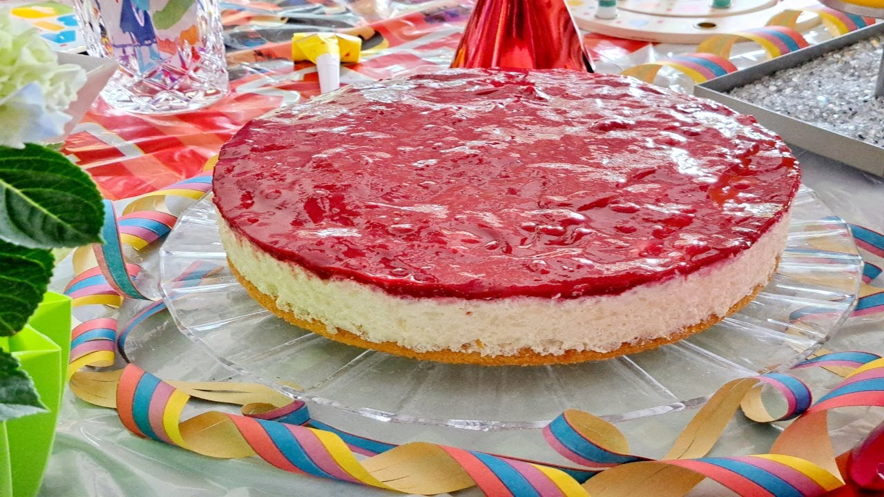 Milchreistorte mit Himbeerspiegel | DaniLu
