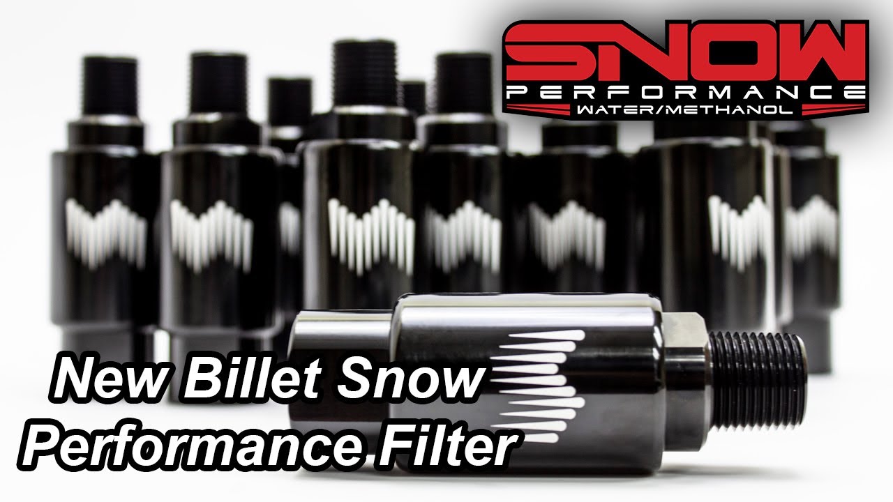 Snow Performance Billet 100 Micron Water Methanol Filter