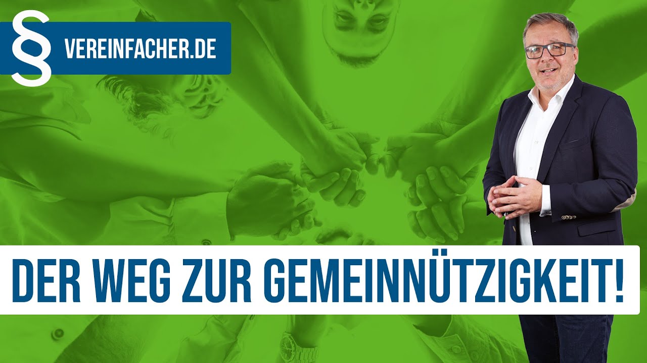 Wie wird mein Verein gemeinn&uuml;tzig?
