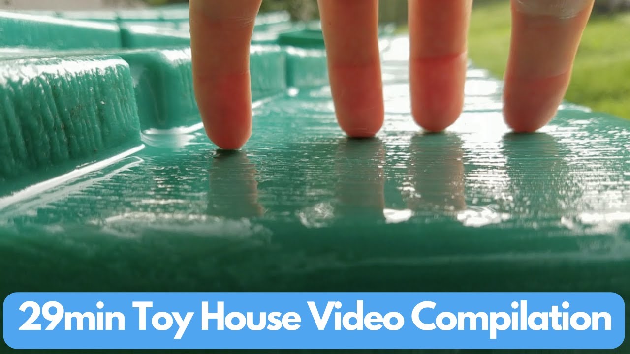 🌞Outdoor Sunny Rainy Tippy Taps Up To The Camera - Compilation Of All Toy House Videos⛈️