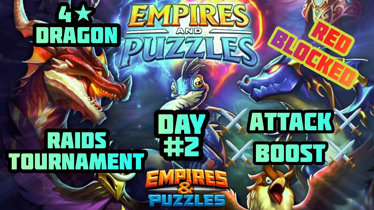 Empires and Puzzles ~ 4★ ~ Tournament ~🔴Blocked ~⚔️Attack Boost⚔️ ~ Day#2 ~ 30/12/2025