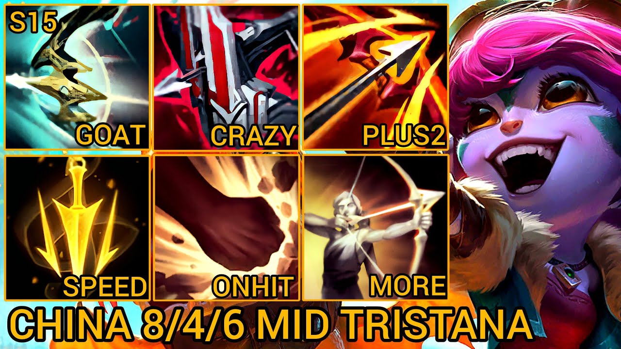 Mid Tristana 8/4/6 - China Server Wild Rift Top 1 High Elo Tier Gameplay, Pro Builds & Runes