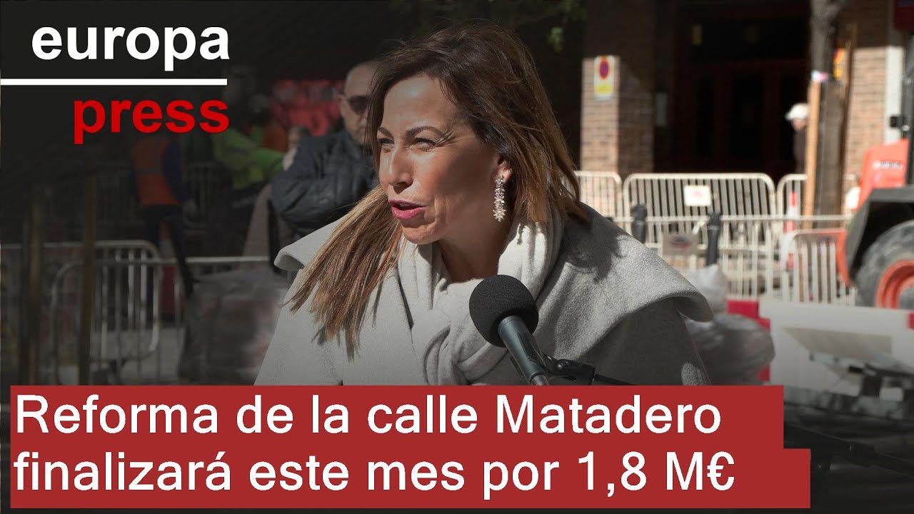 La reforma integral de la calle Matadero concluira este mes tras invertir 1,8 millones