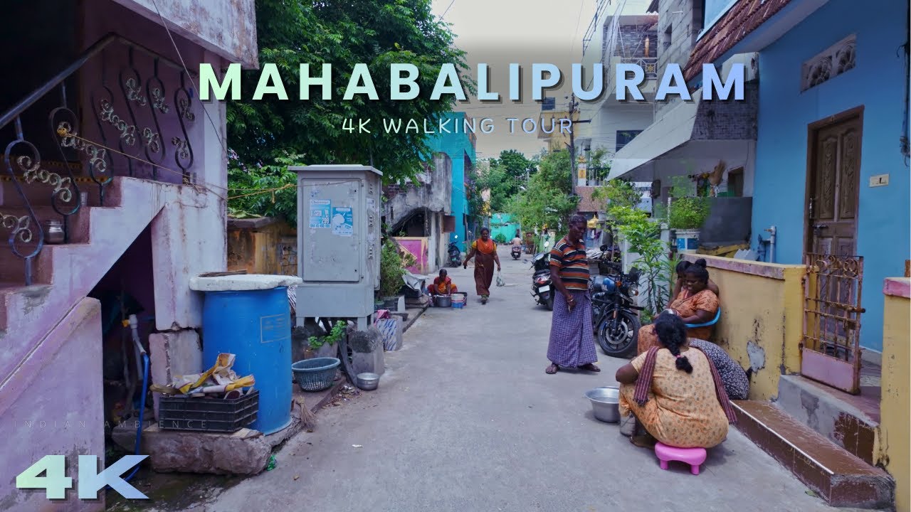Mahabalipuram 4K Walking Tour - Exploring the Sculpting Streets | Tamil Nadu 2026