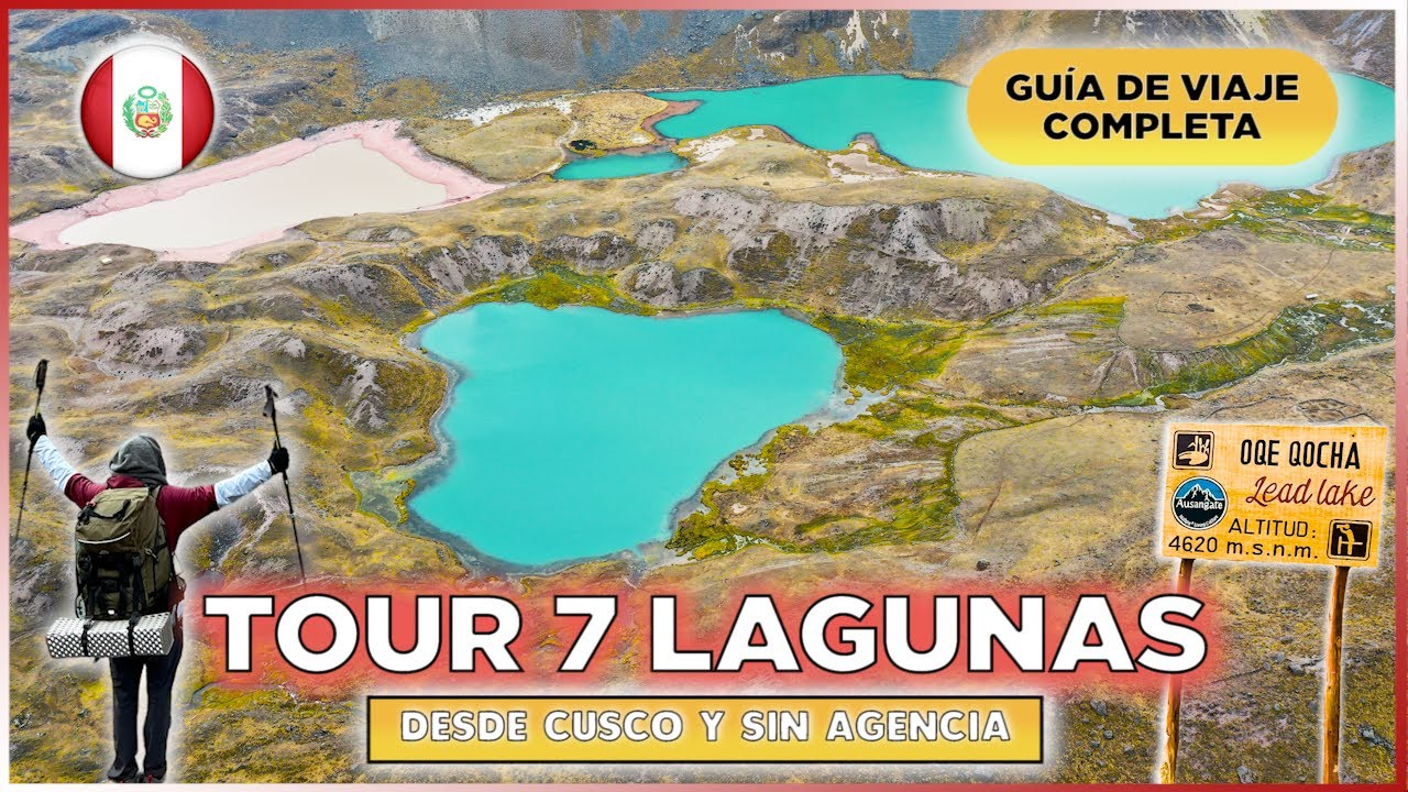 Recorro las 7 LAGUNAS del AUSANGATE en CUSCO por mi cuenta y TE EXPLICO cómo hacerlo 😉🏔