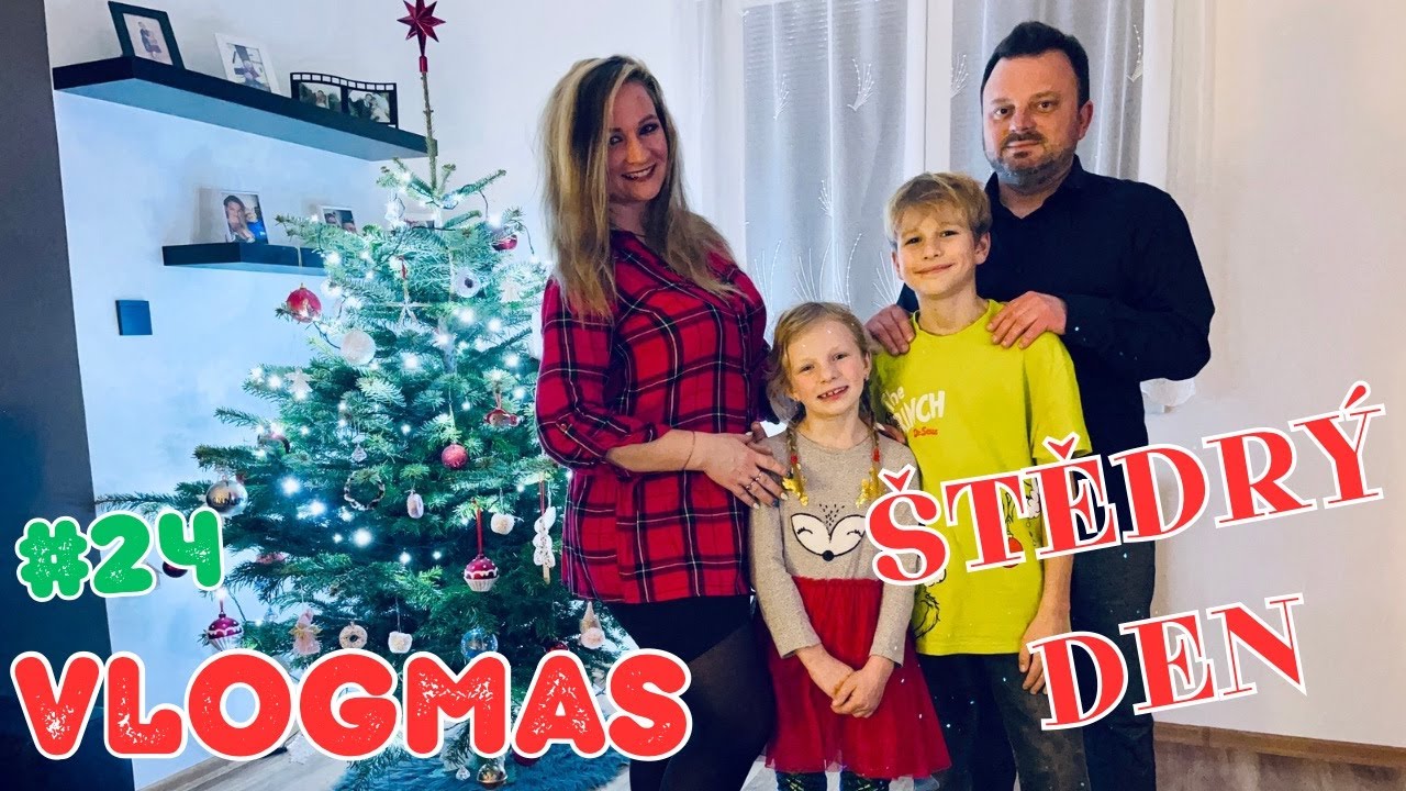 VLOGMAS 2025 🎄 - #24 ŠTĚDRÝ DEN - hurááá, přijde Ježíšek, náš den od rána do večera…